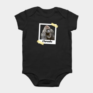 Harambe Polaroid Baby Bodysuit